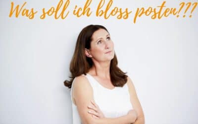 Was soll ich bloss posten?